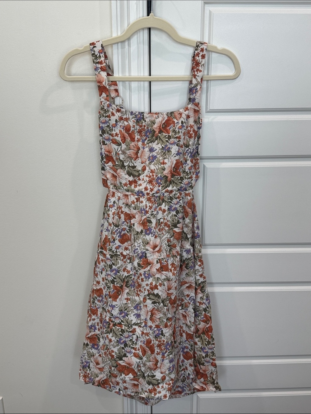 NEW Nordstrom Open-Back Floral Summery Dress Wedding Women’s size Large